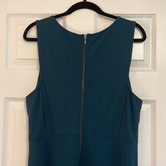 Torrid Teal Ponte A-Line Sleeveless Dress - Picture 4 of 7